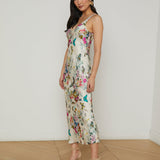 L'AGENCE - Akiya Satin Maxi Dress