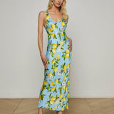 L'AGENCE - Akiya Satin Maxi Dress