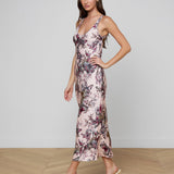 L'AGENCE - Akiya Satin Maxi Dress