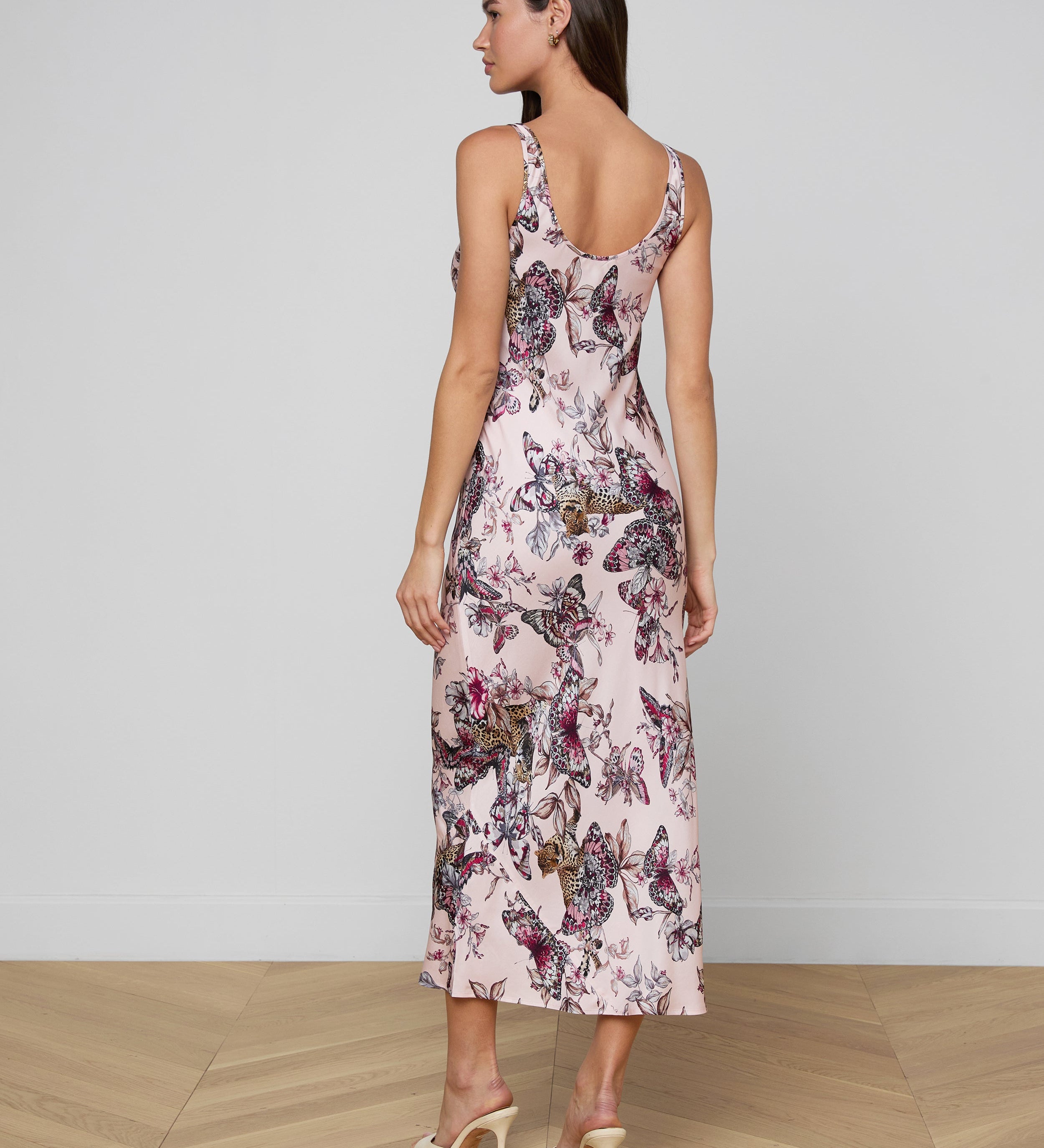L'AGENCE - Akiya Satin Maxi Dress