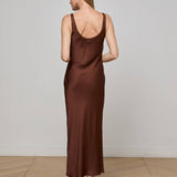 L'AGENCE - Akiya Satin Maxi Dress