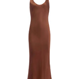 L'AGENCE - Akiya Satin Maxi Dress