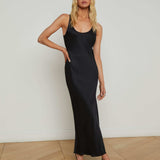 L'AGENCE - Akiya Satin Maxi Dress