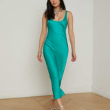 L'AGENCE - Akiya Satin Maxi Dress