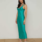 L'AGENCE - Akiya Satin Maxi Dress