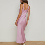 L'AGENCE - Akiya Satin Maxi Dress
