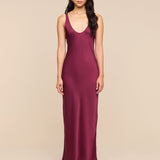 L'AGENCE - Akiya Satin Maxi Dress