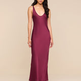 L'AGENCE - Akiya Satin Maxi Dress