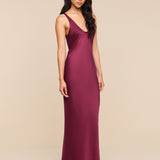 L'AGENCE - Akiya Satin Maxi Dress