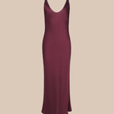 L'AGENCE - Akiya Satin Maxi Dress