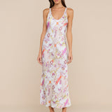 L'AGENCE - Akiya Satin Maxi Dress