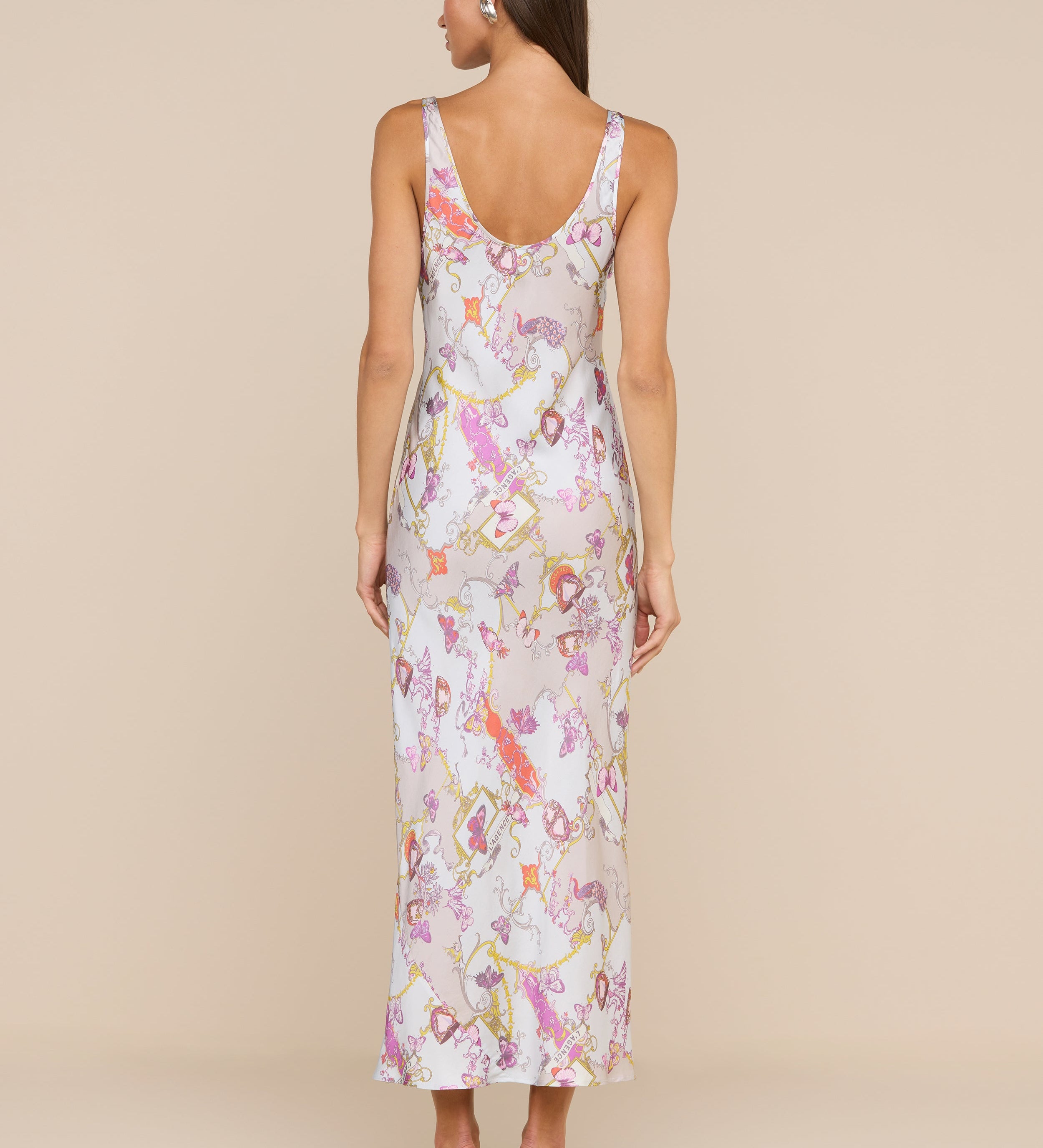 L'AGENCE - Akiya Satin Maxi Dress