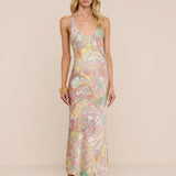 L'AGENCE - Akiya Satin Maxi Dress