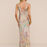 L'AGENCE - Akiya Satin Maxi Dress