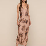 L'AGENCE - Akiya Satin Maxi Dress