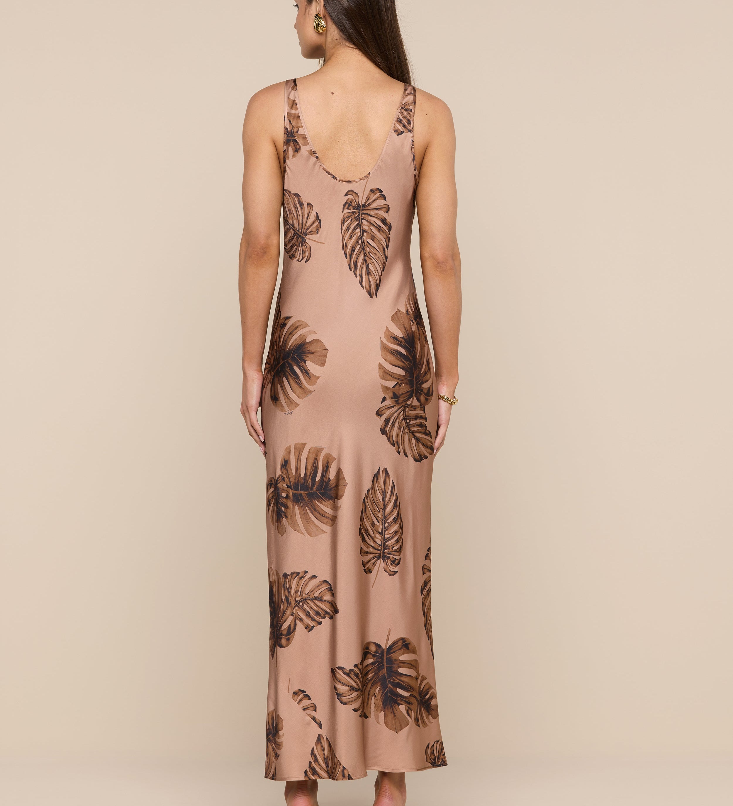 L'AGENCE - Akiya Satin Maxi Dress