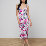 L'AGENCE - Akiya Satin Maxi Dress