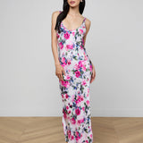 L'AGENCE - Akiya Satin Maxi Dress
