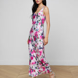 L'AGENCE - Akiya Satin Maxi Dress