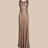 L'AGENCE - Christine Burnout Satin Dress