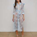 L'AGENCE - Kaiya Sequined Lace Dress