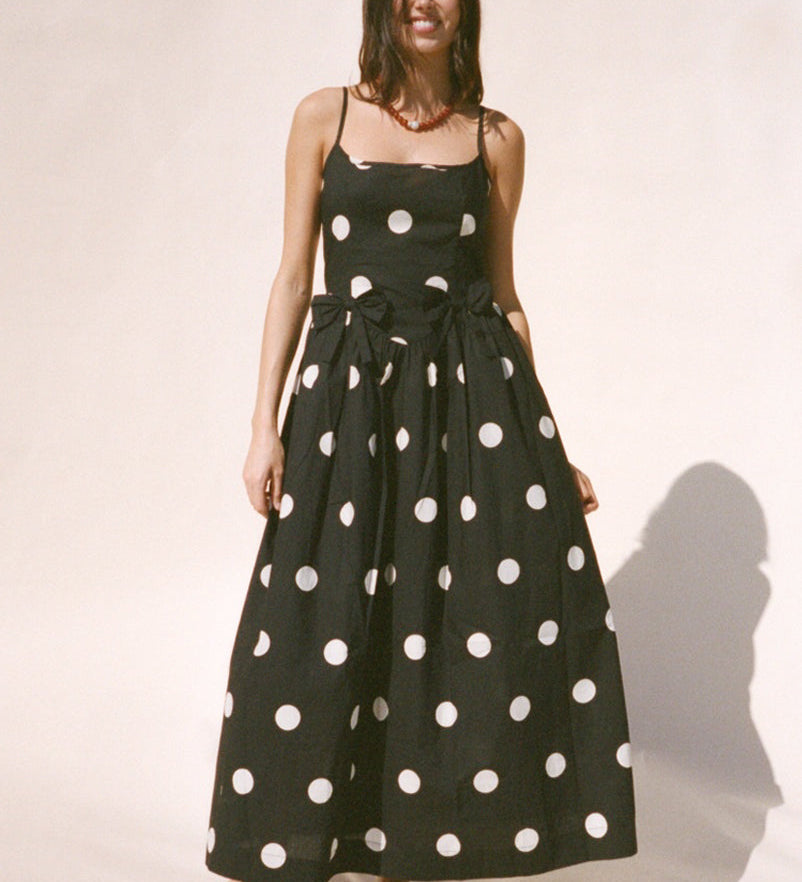 Ciao Lucia - Neroni Dress Polka Dot with Bows
