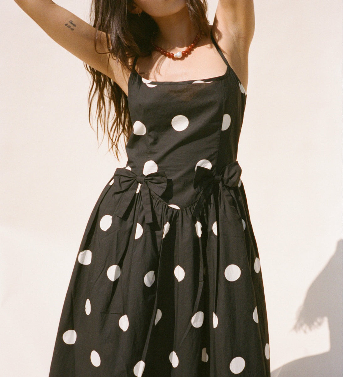 Ciao Lucia - Neroni Dress Polka Dot with Bows
