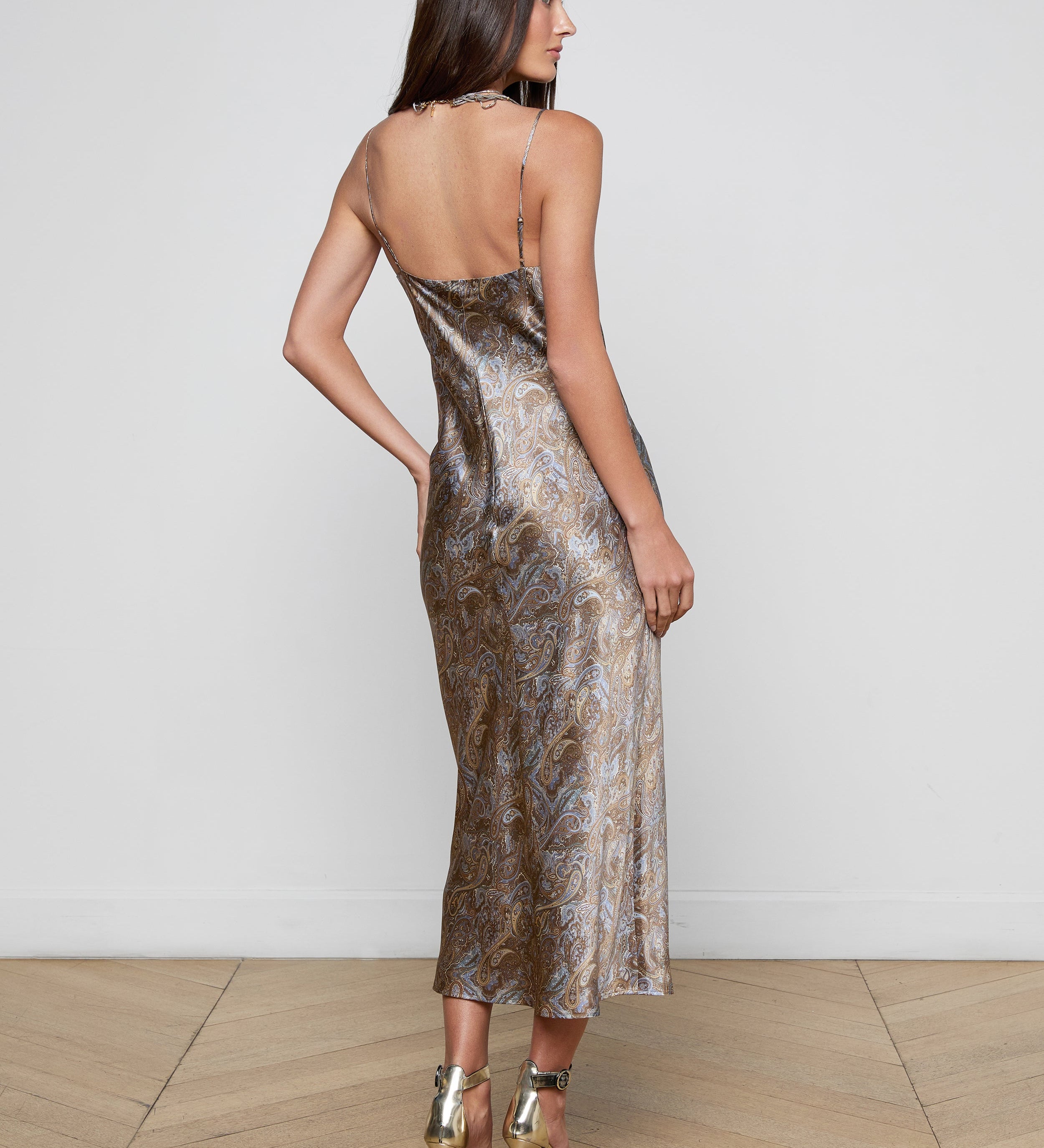 L'AGENCE - Seridie Silk Slip Dress
