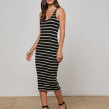 L'AGENCE - Ivanna Midi Tank Dress