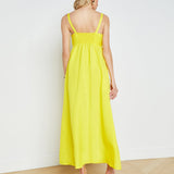 L'AGENCE - Jessamy Linen-Blend Maxi Dress