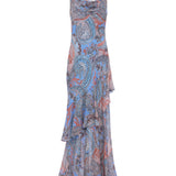 L'AGENCE - Viola Silk Cowl-Neck Gown