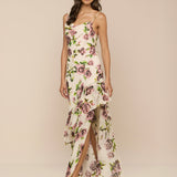 L'AGENCE - Viola Silk Cowl - Neck Gown