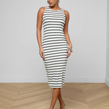 L'AGENCE - Nura Racerback Midi Dress