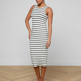L'AGENCE - Nura Racerback Midi Dress