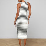 L'AGENCE - Nura Racerback Midi Dress