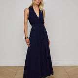 L'AGENCE - Mayer Linen-Blend Maxi Dress
