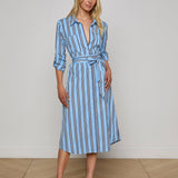L'AGENCE - Jubilee Midi Shirt Dress