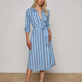 L'AGENCE - Jubilee Midi Shirt Dress