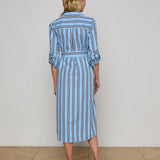 L'AGENCE - Jubilee Midi Shirt Dress