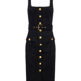 L'AGENCE - Idy Button-Front Dress