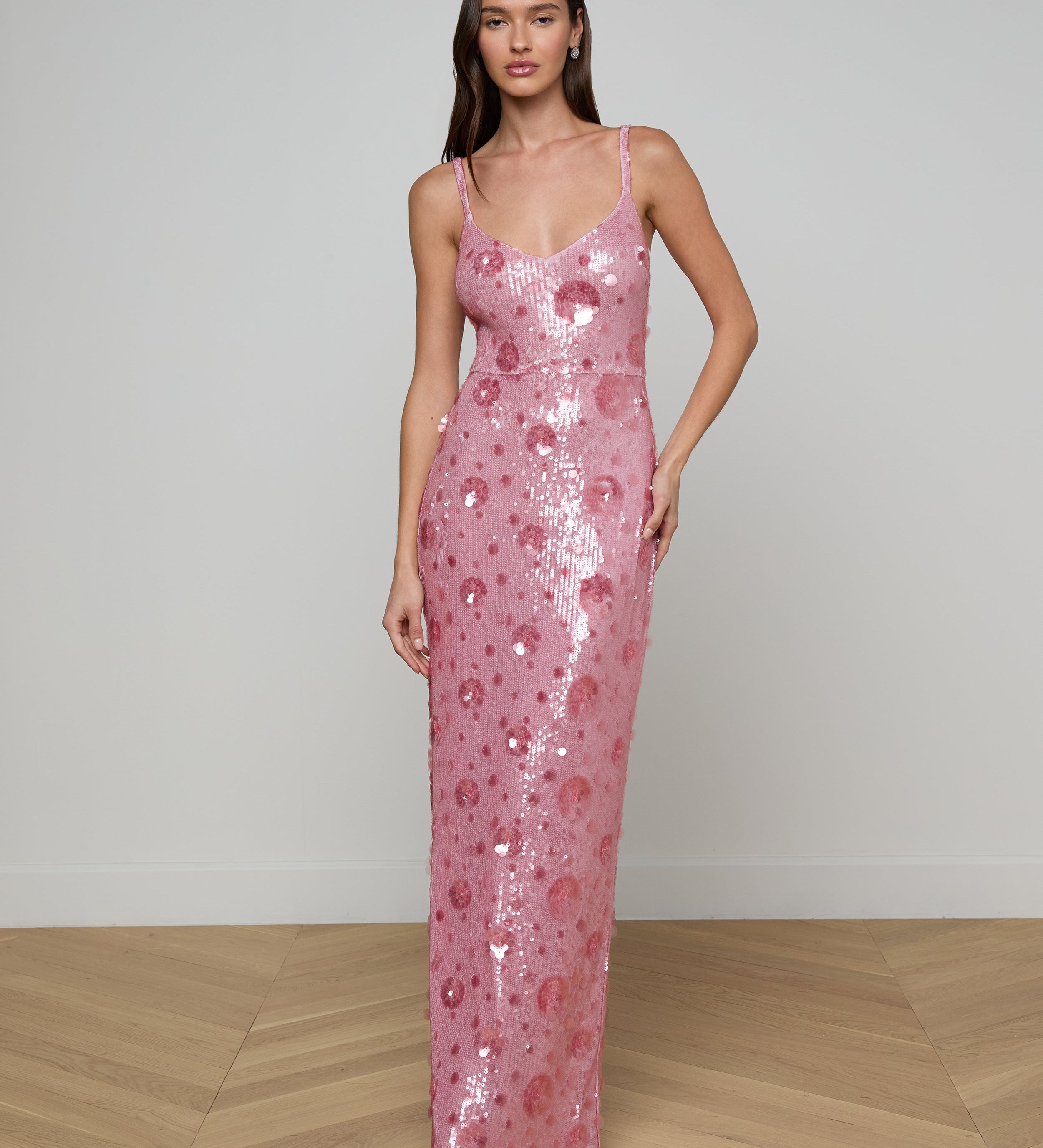 L'AGENCE - Karma Sequin Maxi Dress