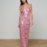 L'AGENCE - Karma Sequin Maxi Dress