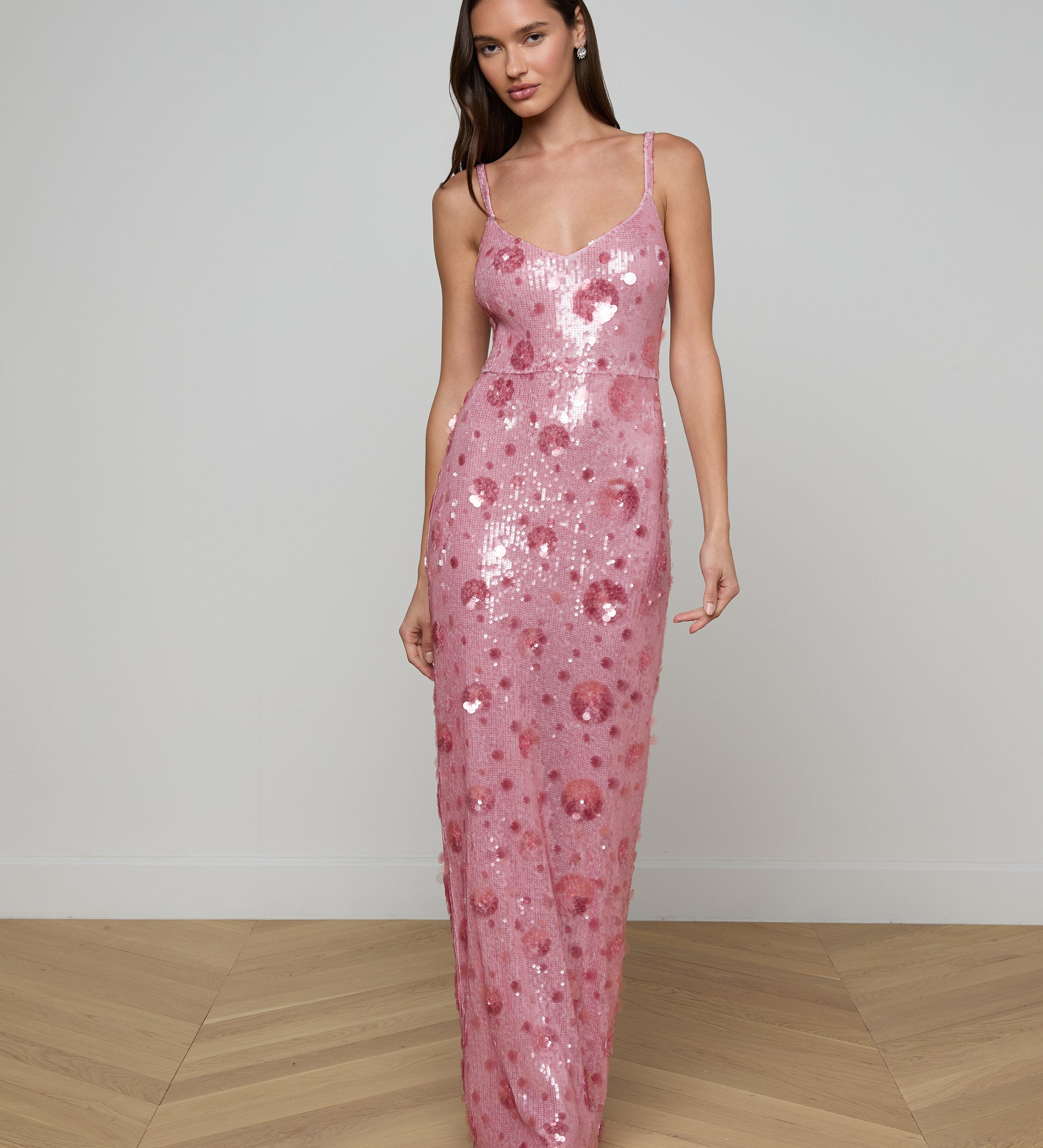 L'AGENCE - Karma Sequin Maxi Dress
