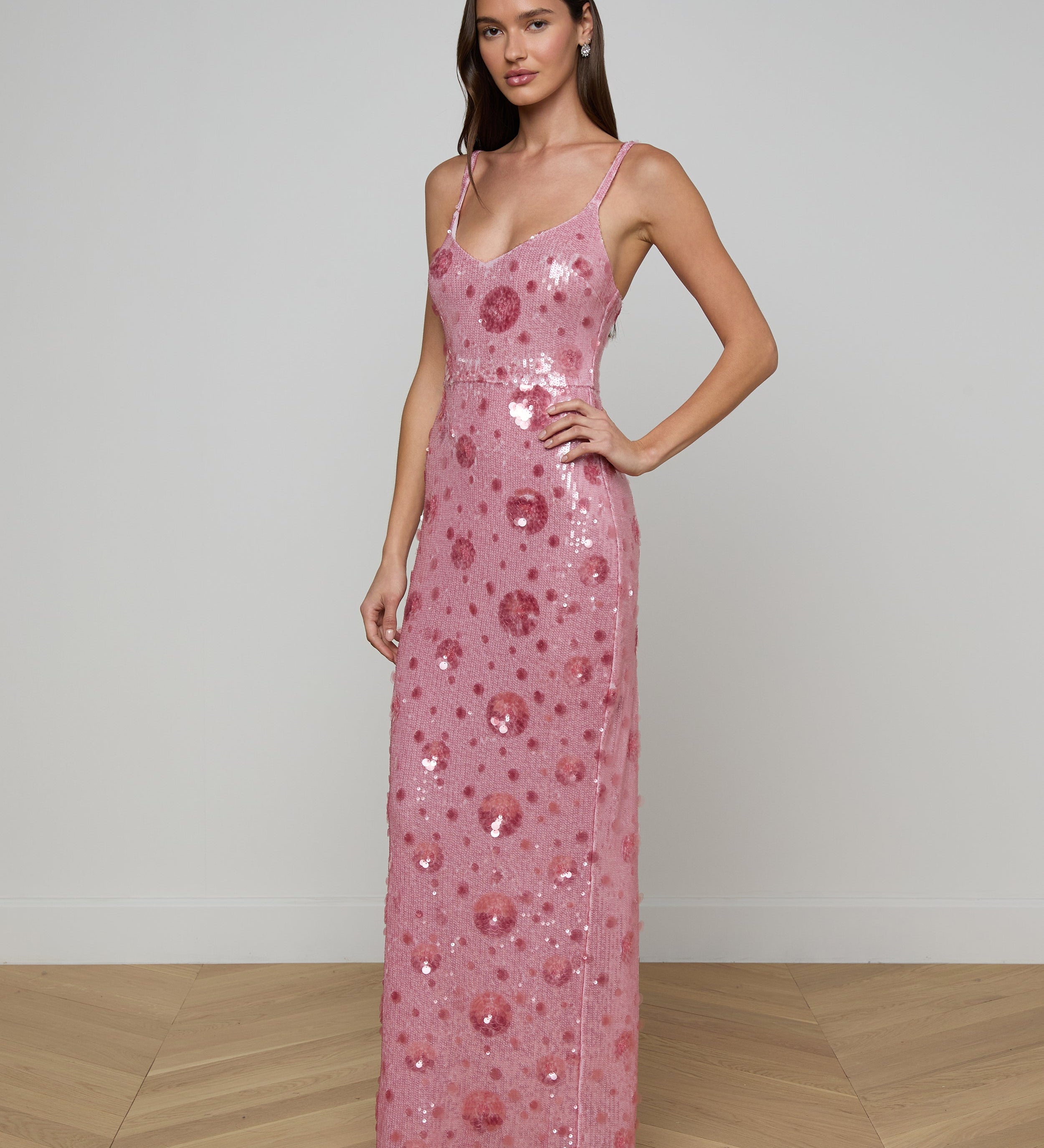L'AGENCE - Karma Sequin Maxi Dress