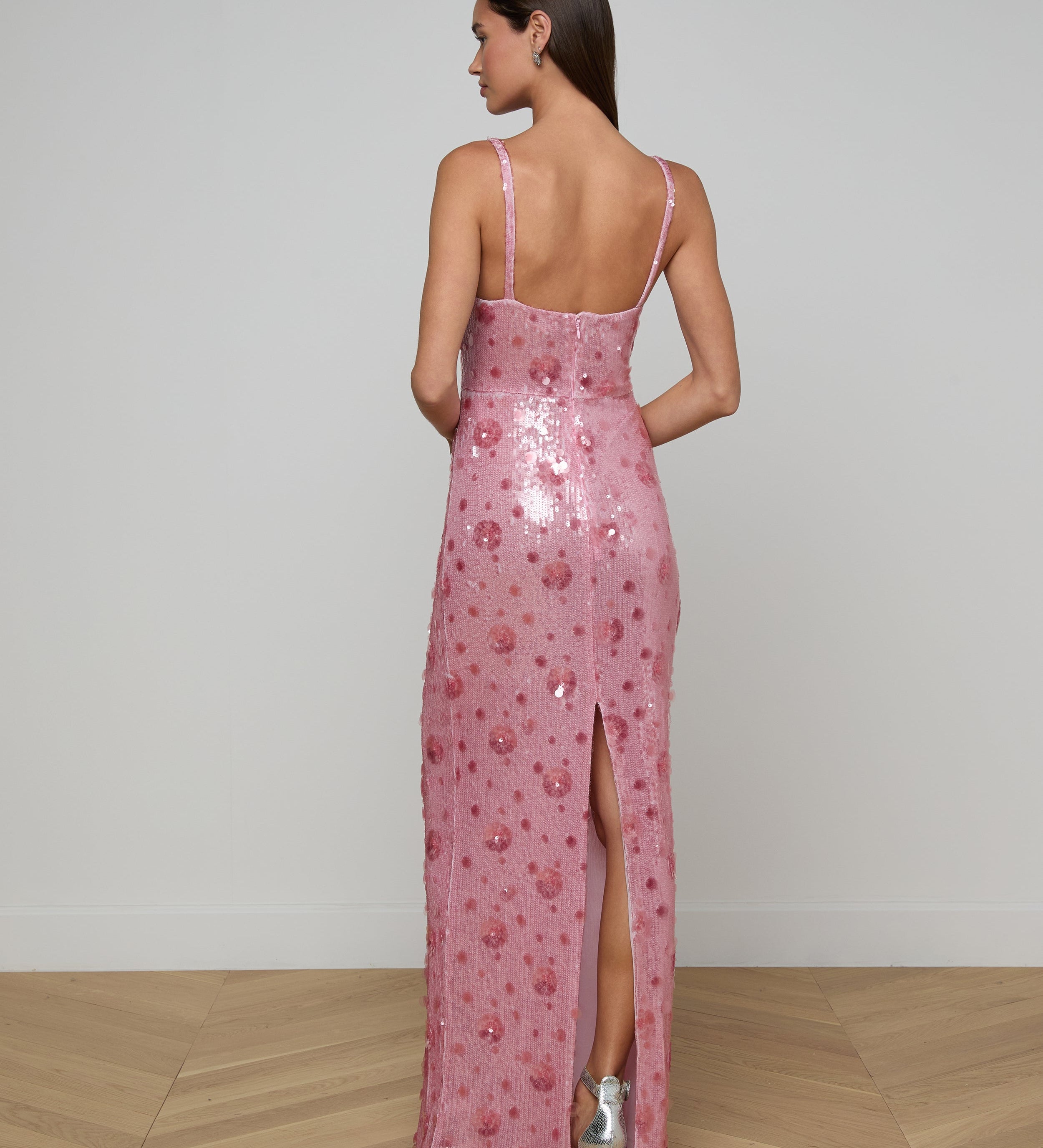L'AGENCE - Karma Sequin Maxi Dress