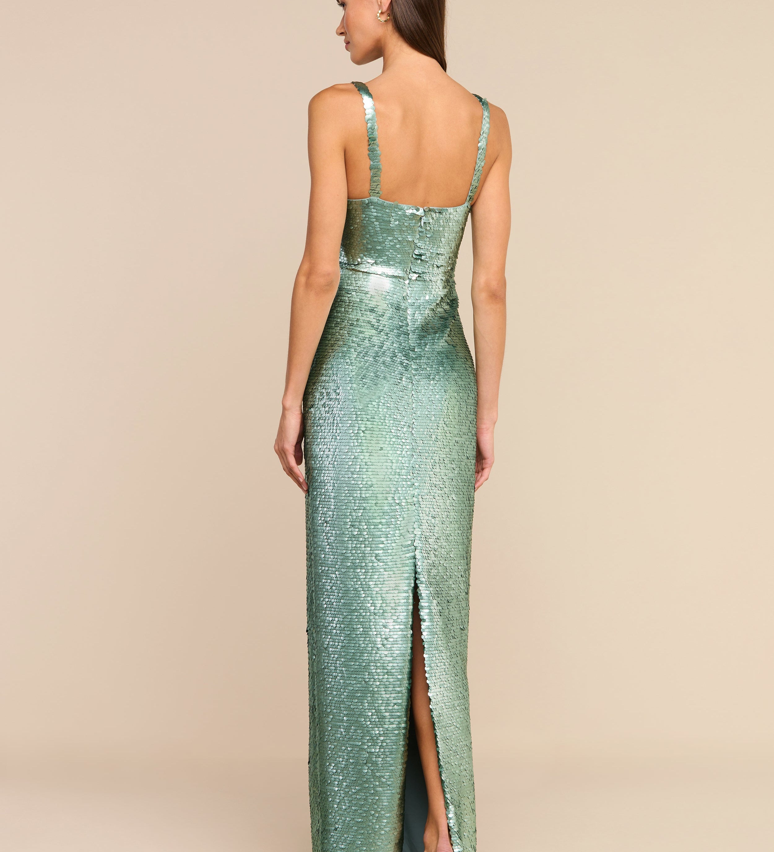 L'AGENCE - Karma Sequin Maxi Dress
