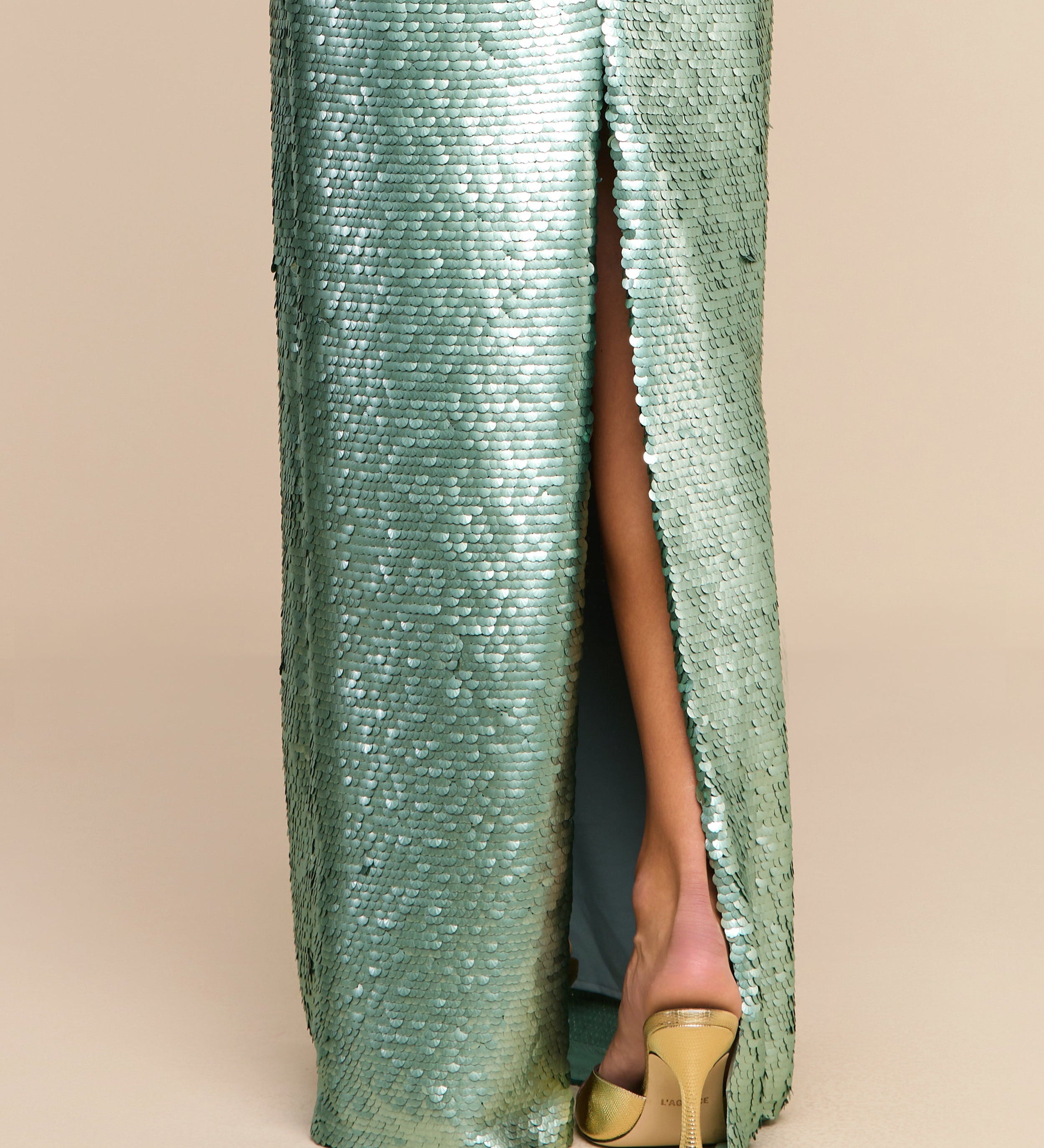 L'AGENCE - Karma Sequin Maxi Dress