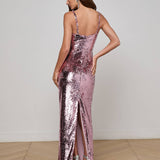 L'AGENCE - Karma Sequin Maxi Dress