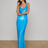 L'AGENCE - Karma Sequin Maxi Dress