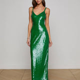 L'AGENCE - Karma Sequin Maxi Dress